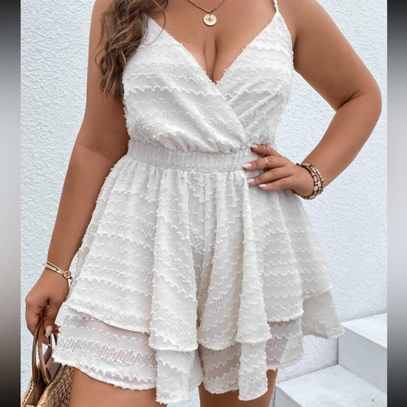 Two Layer Hem Cami Rumper - Picture 1 of 2